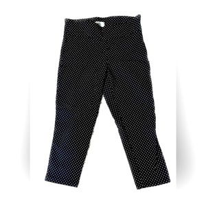 Adorable Lightweight Polka-dot Capri Pants- Sz M